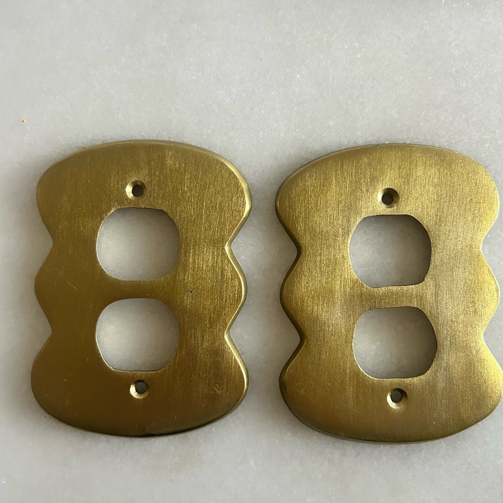 Urban outfitters Gold wall outlet covers